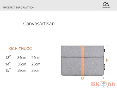 Túi chống sốc CanvasArtisan cho laptop, macbook--8